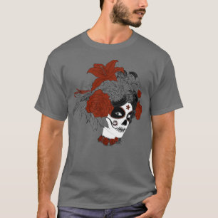 Camiseta Día de los Muertos Skull Face