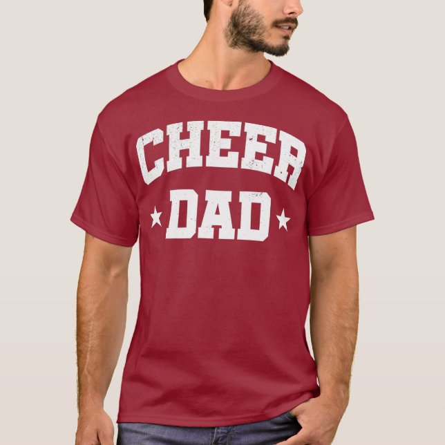 Camiseta Día de los padres animadores divertidos (Anverso)