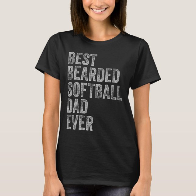 Camiseta Día de los Padres de Beart Softball Dad (Anverso)