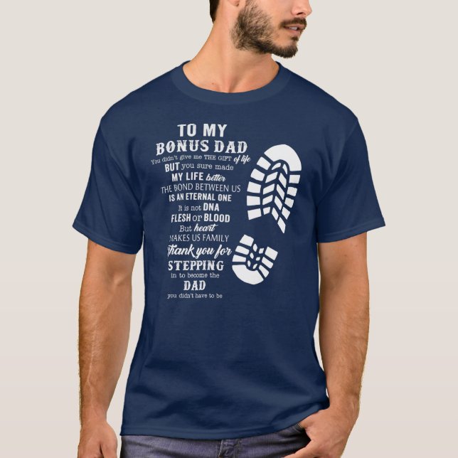 Camiseta Día de los Padres de Bonus Dad  (Anverso)