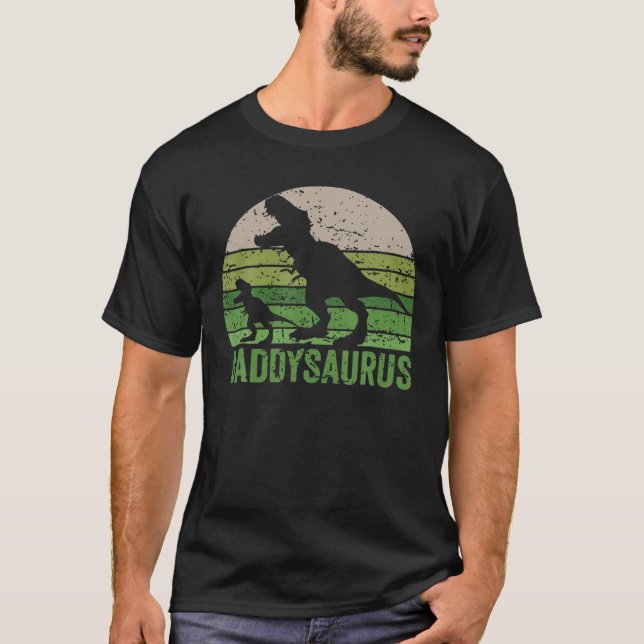 Camiseta Día de los Padres de Daddysaurus (Anverso)