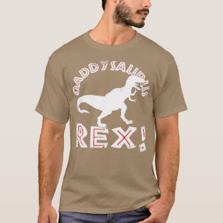 Camiseta Día de los Padres de DaddySaurus Rex TRex