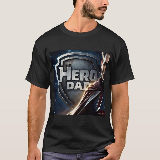 CAMISETA DÍA DE LOS PADRES DE HERO DAD (Anverso)