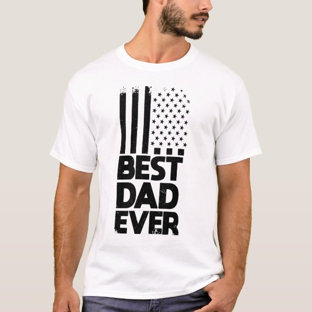 Camiseta Día de los Padres de la Bandera de Ee.Uu. (Anverso)