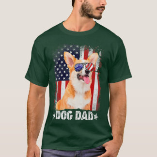 Camiseta Día De Los Padres De La Bandera De Los Ee.Uu.