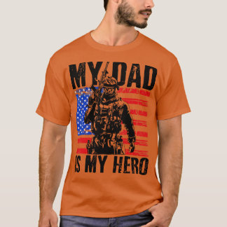 Camiseta Día de los Padres de la Bandera de Papá EEUU 4 de