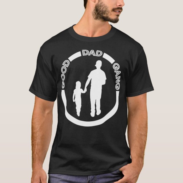 Camiseta Día de los Padres de la Pandilla de Papá (Anverso)