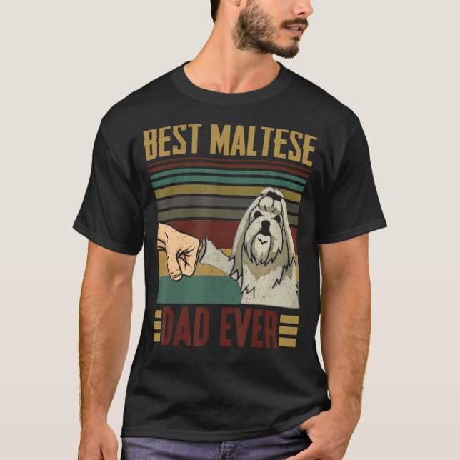 Camiseta Día de los Padres de los Mejores Padres Malteses (Anverso)