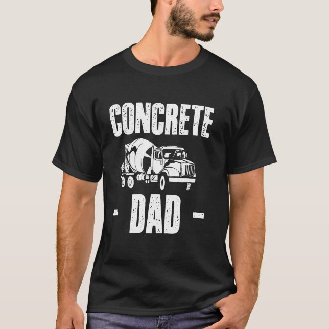 Camiseta Día de los Padres de los Trabajadores Concretos (Anverso)