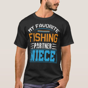 Camiseta Día de los Padres de NIECE, mi socio pesquero favo