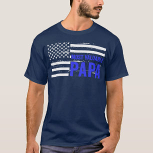 Camiseta Día de los Padres de Papá Papá Papá Más Valioso (4
