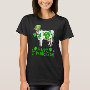Camiseta Día de los Padres de Vaca Lucky Farmer Cow Matando