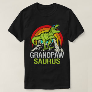 Camiseta Día de los Padres del Abuelo de Dinosaurio