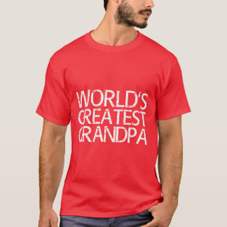 Camiseta Día de los Padres del Abuelo más Grande del Mundo