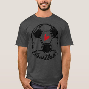 Camiseta Día de los padres del fútbol divertido del hermano