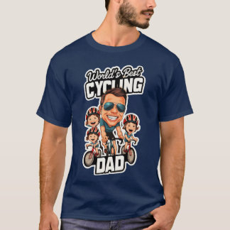 Camiseta Día de los Padres del Mejor Ciclismo del Mundo