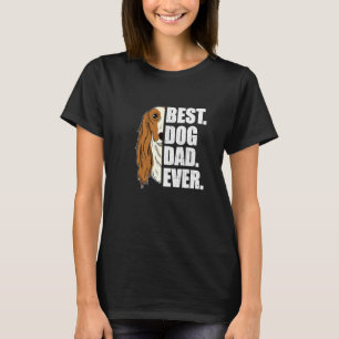 Camiseta Día de los Padres del Mejor Padre Perro Saluki Dad