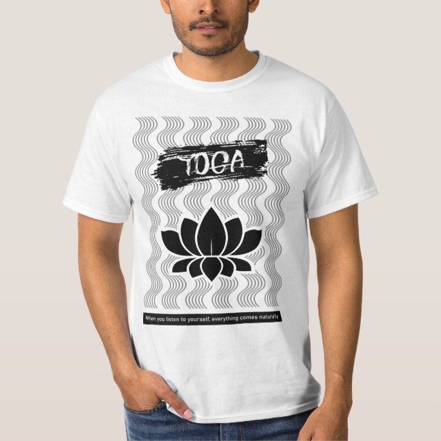Camiseta Día de los Padres del Yoga Lotus (Anverso)