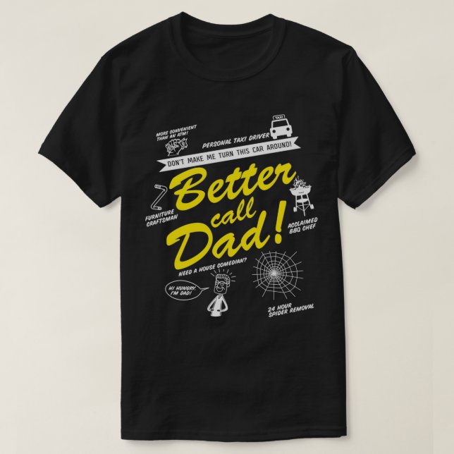 Camiseta DÍA DE LOS PADRES Geeky Dad Hipster Dad Funny Dad  (Diseño del anverso)