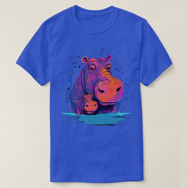 Camiseta Día de los Padres Hippo (Diseño del anverso)
