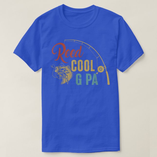 Camiseta Día de los Padres Vinatge de los Pescadores de la  (Diseño del anverso)