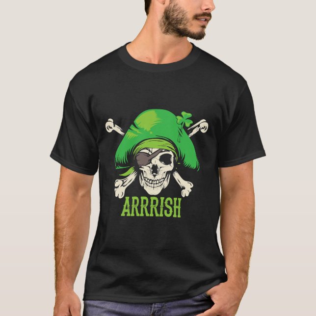 Camiseta día de los patriarcas, irlandés, shamrock, st patt (Anverso)