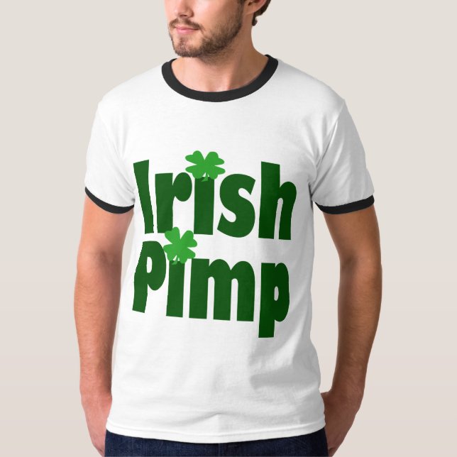 Camiseta Día de los patrichosos de Pimp irlandés (Anverso)