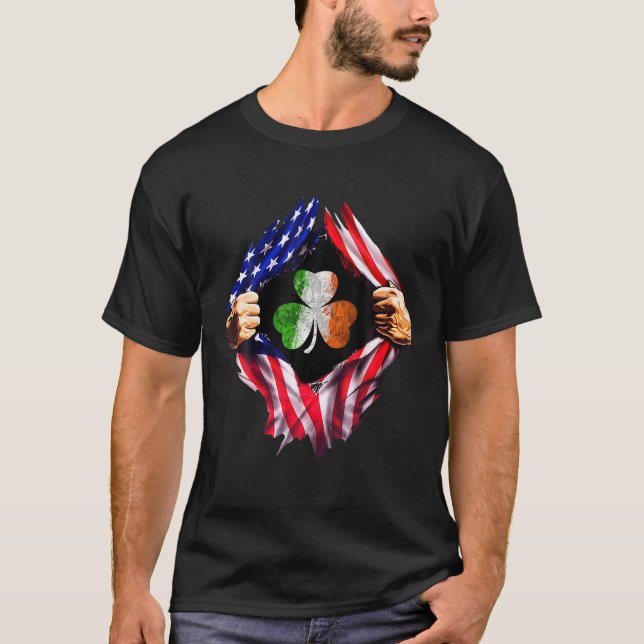 Camiseta Día de los PATRICKS en Shamrock ST (Anverso)