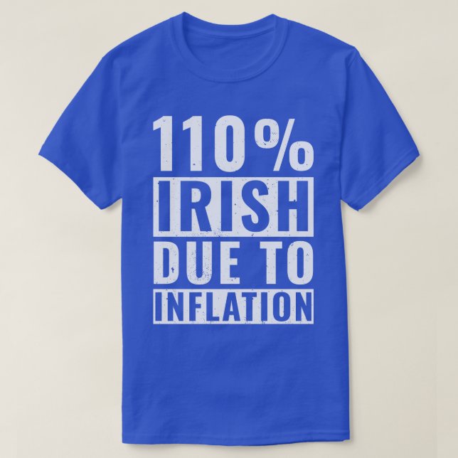Camiseta Día de los Patrocinadores 110 Irlandeses Raíces Ir (Diseño del anverso)