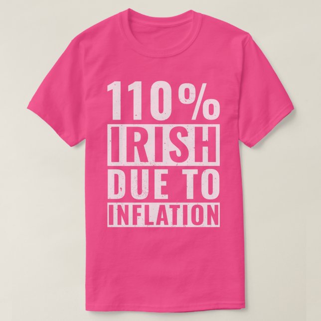 Camiseta Día de los Patrocinadores 110 Irlandeses Raíces Ir (Diseño del anverso)