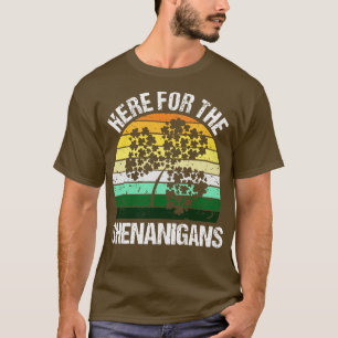 Camiseta Día De Los Patrocinadores Aquí Para Los Shenanigan