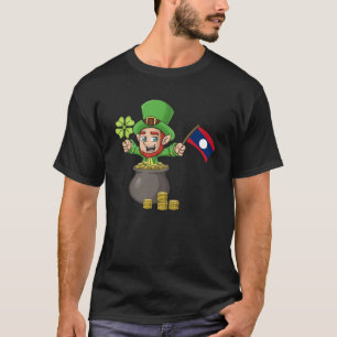 Camiseta Día de los patrocinadores bandera lao laosiana ver