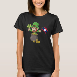 Camiseta Día de los patrocinadores bandera lao laosiana ver