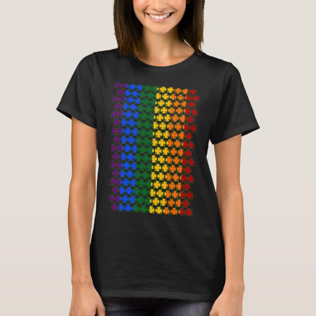 Camiseta Día de los Patrocinadores Bandera Lesbiana LGBTQ V (Anverso)