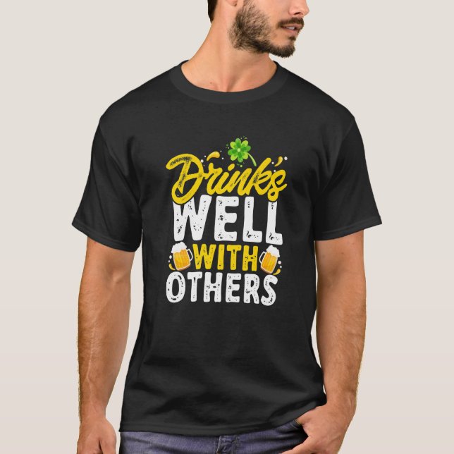 Camiseta Día de los Patrocinadores - Bebe bien con otros Pr (Anverso)