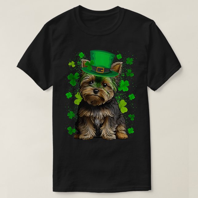 Camiseta Día de los Patrocinadores de Yorkshire Terrier Dog (Diseño del anverso)