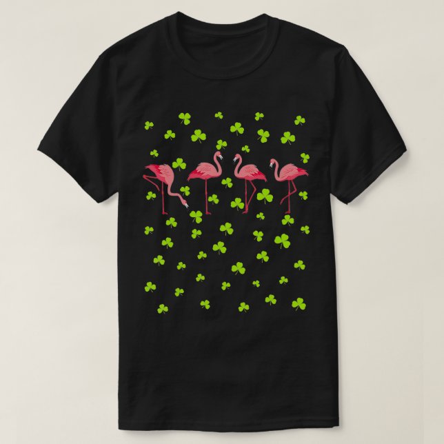 Camiseta Día de los Patrocinadores Flamingo de Irlanda Sain (Diseño del anverso)
