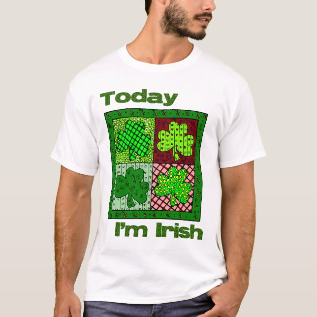 Camiseta Día de los Patrocinadores Hoy soy irlandés (Anverso)