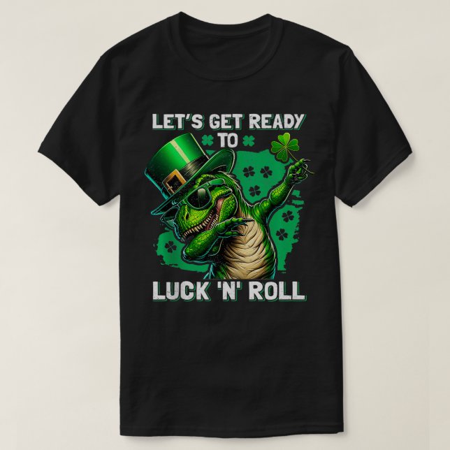 Camiseta Día de los Patrocinadores Irlanda Luck n Roll Funn (Diseño del anverso)