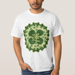 Camiseta Día de los Patrocinadores Kanji Shamrock molesto