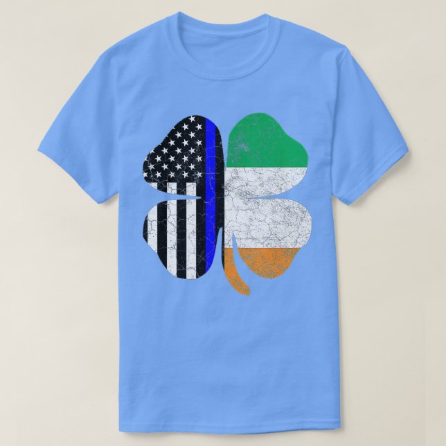 Camiseta Día de los Patrocinadores Línea Azul delgada Bande (Diseño del anverso)