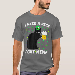 Camiseta Día de los Patrocinadores Necesito Cerveza Derecha