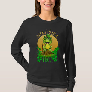 Camiseta Día De Los Patrocinadores Rana Verde Afortunada Pa