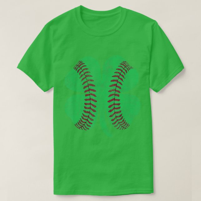 Camiseta Día de los Patrocinadores Shamrock Baseball Saint  (Diseño del anverso)