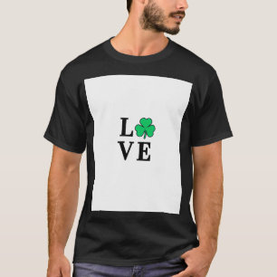 Camiseta Día de los Patrocinadores, Shamrock, Clover, LOVE,