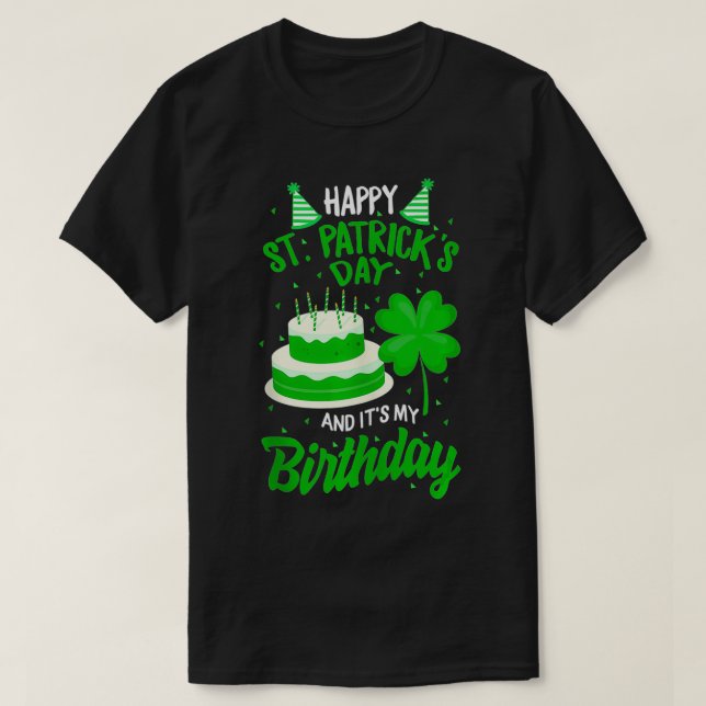 Camiseta Día de los Patrocinadores Sí Es Mi Cumpleaños Día  (Diseño del anverso)