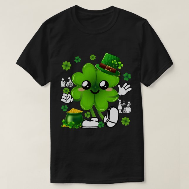 Camiseta Día de los Patrones Atrapa al trabajador social Sh (Diseño del anverso)