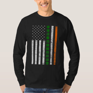 Camiseta Día de los Patrones Bandera irlandesa Norteamerica