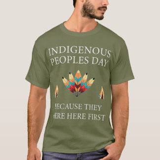 Camiseta Día de los Pueblos Indígenas No Día de Colón