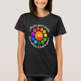 Camiseta Día de los Puntos Arcoíris Haz Tu Marca Ver Adónde